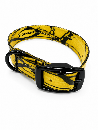 Collar - 1 Inch - Black Ops - Camo Dayglo