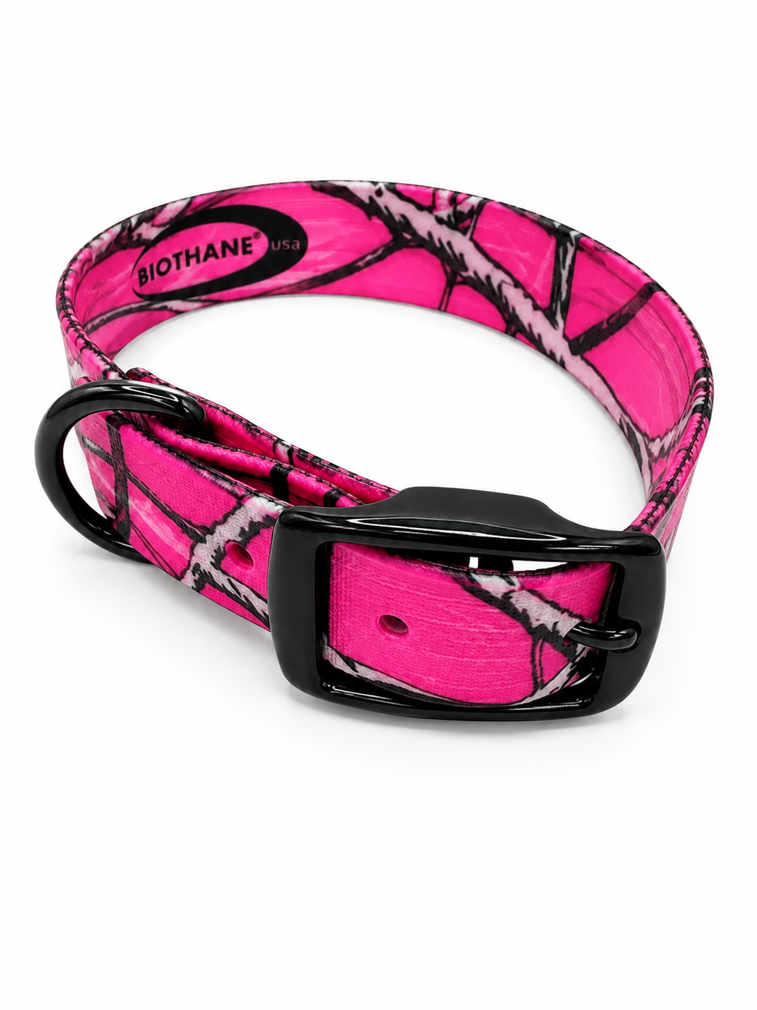 Collar - 1 Inch - Black Ops - Camo Dayglo