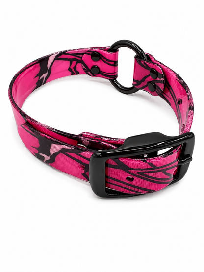 Collar - 1 Inch - Black Ops - Camo Dayglo