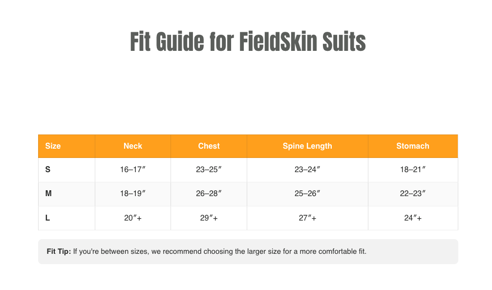 FieldSkin® Camo Suit