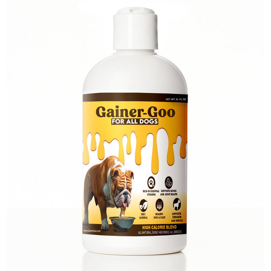 Gainer-GOO - for All Breeds - High Calorie Fat Liquid Weight Gainer - 16oz