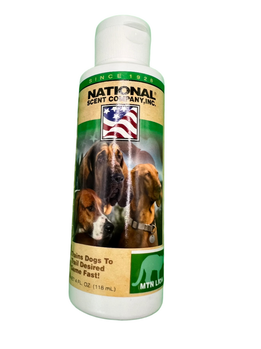 4oz mountain lion training scent