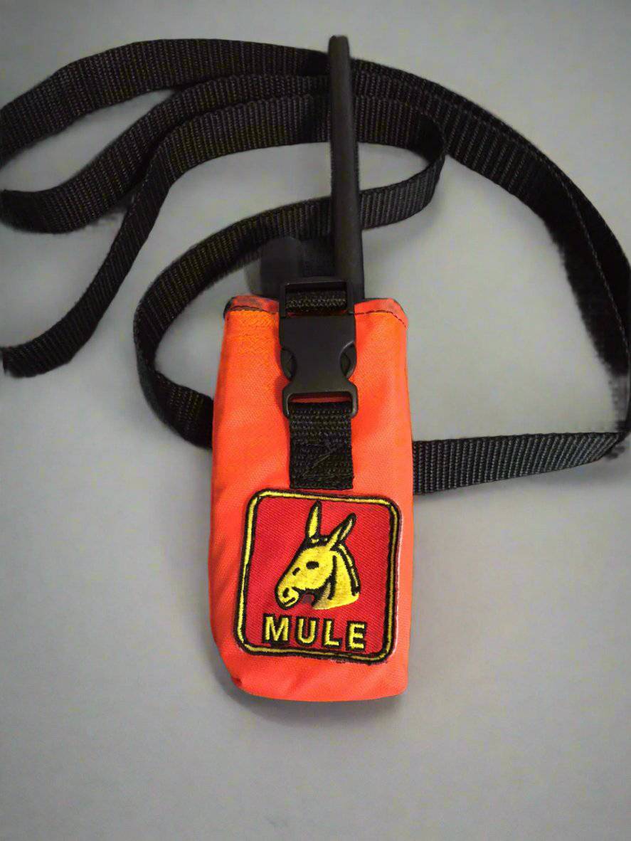 Transmitter Holster Pouch - Secures with Quick Clip - Chest Strap Included - OKIE DOG SUPPLY