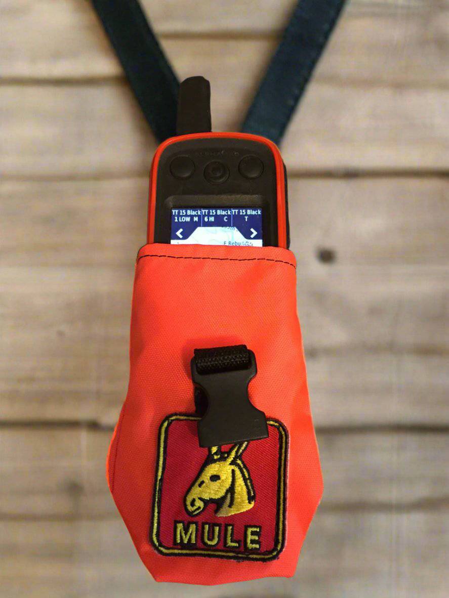 Transmitter Holster Pouch - Secures with Quick Clip - Chest Strap Included - OKIE DOG SUPPLY