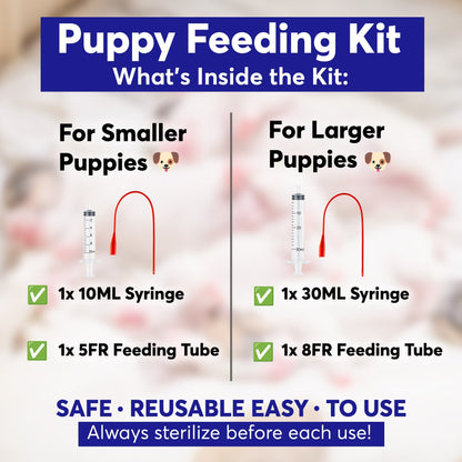 Puppy Feeding Support Kit – for Newborn and Small Breed Puppies