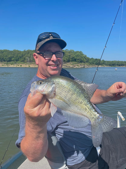 nice crappie using livescope xr