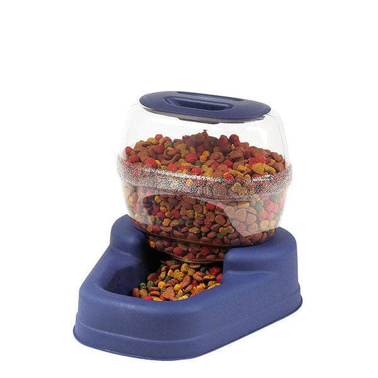 Petite Gourmet Pet Feeder - Small - Blue - OKIE DOG SUPPLY