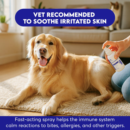 Hydrocortisone Quick Relief Spray for Dogs Cats Horses – 4oz