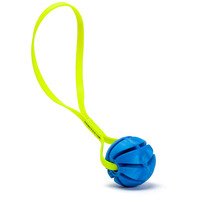 Rubber Spiral Ball with Biothane Handle