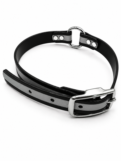 REFLECTIVE COLLAR 3/4 INCH CTR ONLY BLACK
