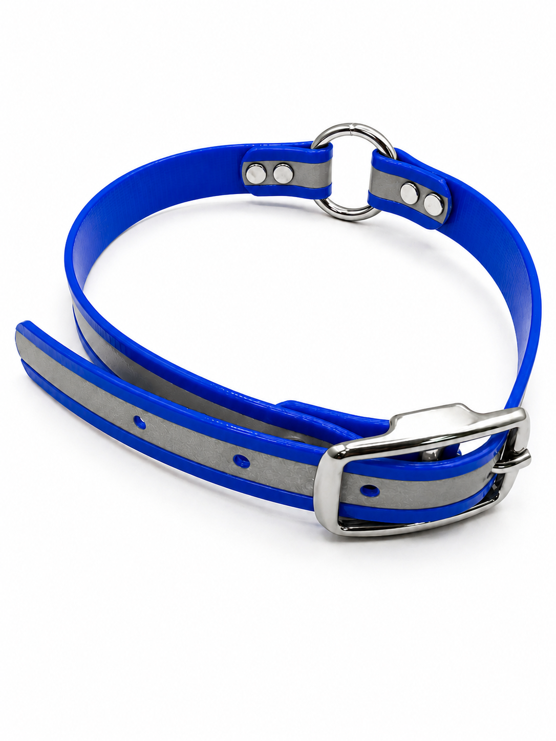 REFLECTIVE COLLAR 3/4 INCH CTR ONLY BLUE