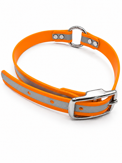 REFLECTIVE COLLAR 3/4 INCH CTR ONLY ORANGE