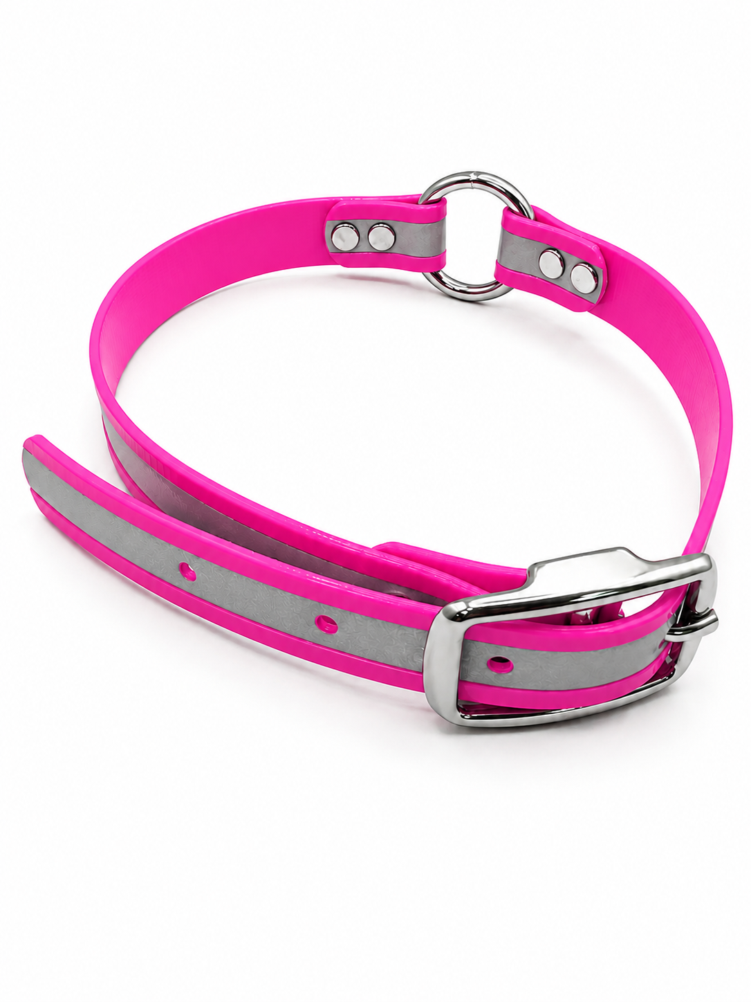 REFLECTIVE COLLAR 3/4 INCH CTR ONLY PINK