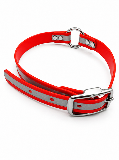 REFLECTIVE COLLAR 3/4 INCH CTR ONLY RED