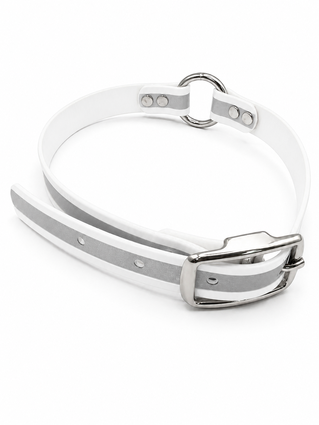 REFLECTIVE COLLAR 3/4 INCH CTR ONLY WHITE