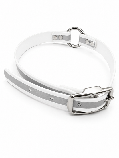 REFLECTIVE COLLAR 3/4 INCH CTR ONLY WHITE