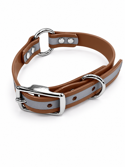 REFLECTIVE COLLAR 3/4 INCH STND TAN
