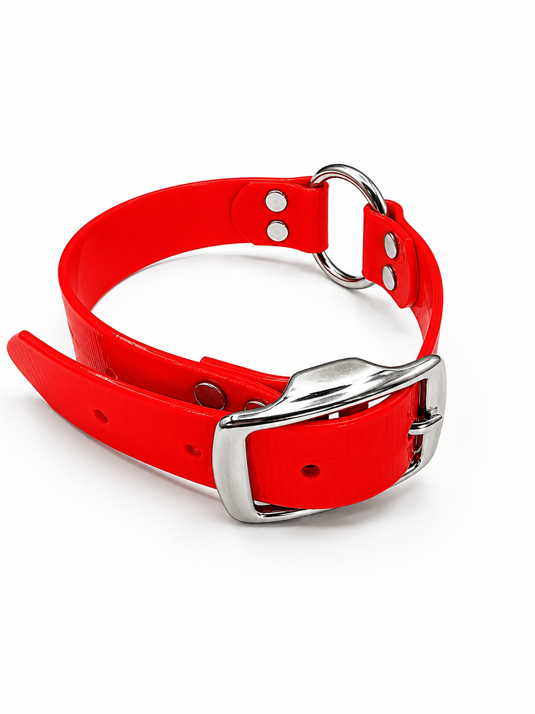 SOLID COLLAR 1 INCH CTR RED