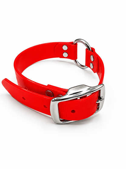 SOLID COLLAR 1 INCH CTR RED