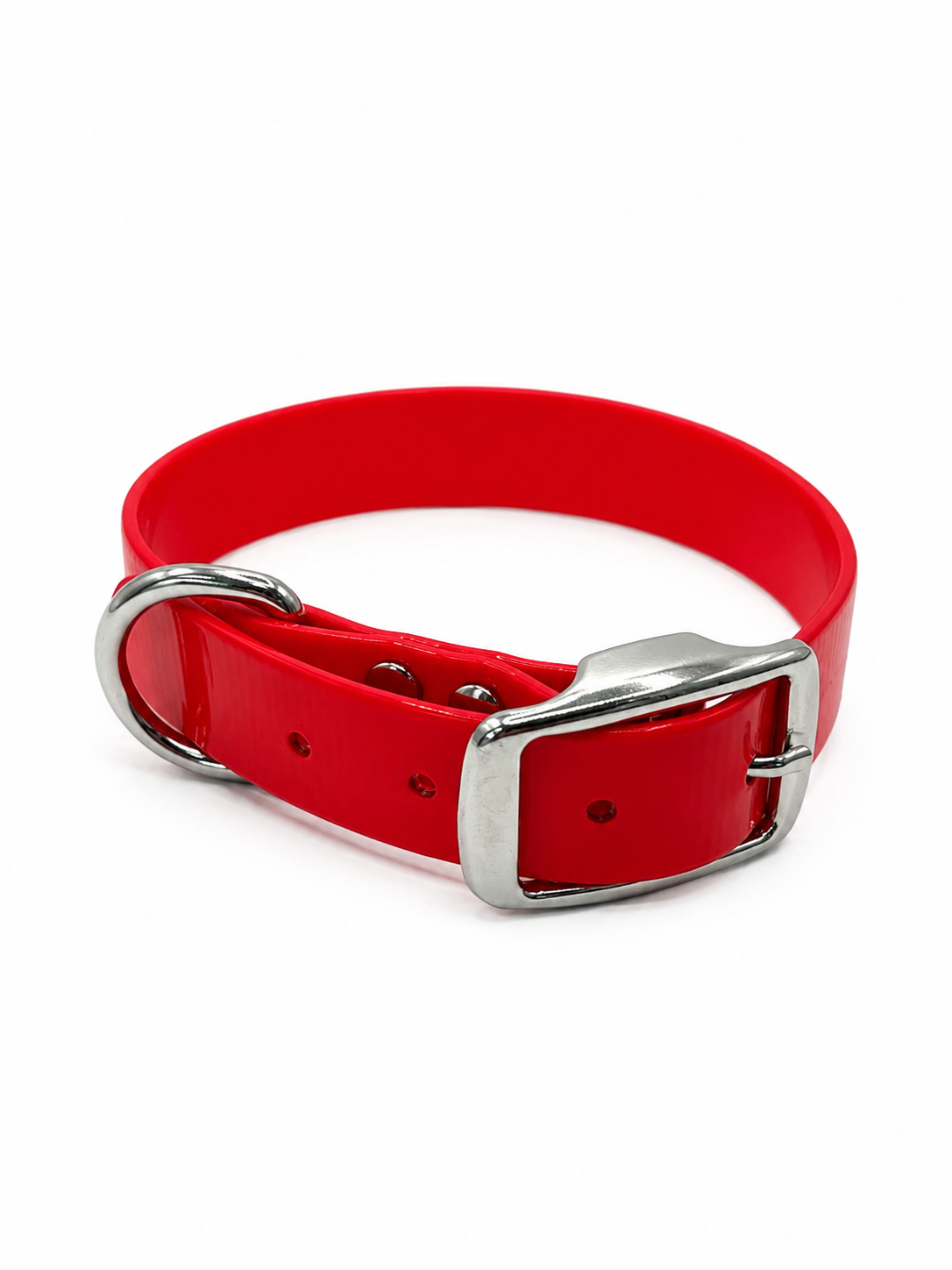SOLID COLLAR 1 INCH D RED