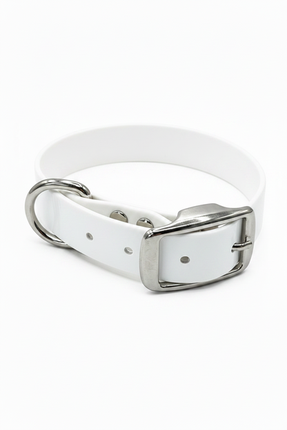 SOLID COLLAR 1 INCH D WHITE