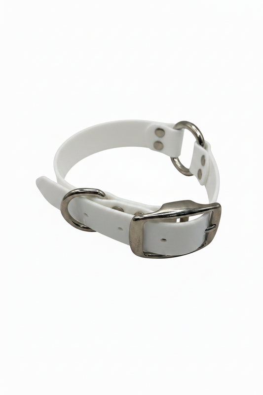 SOLID COLLAR 1 INCH STND WHITE