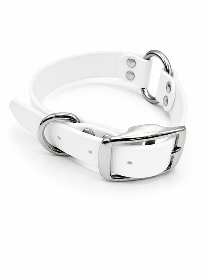 SOLID COLLAR 1 INCH STND WHITE 1