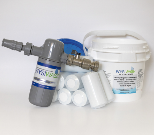 WysiWash Sanitizer V System Kit with 8 Caplets
