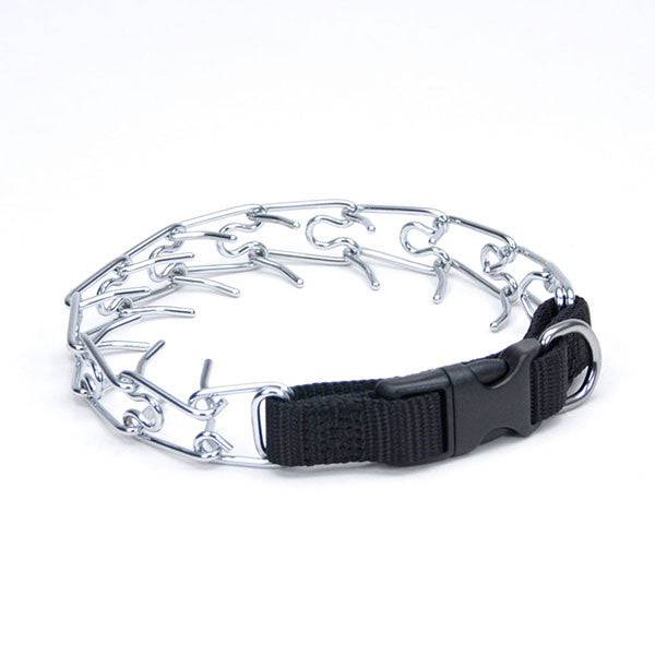 Easy-On Dog Prong Training Collar with Buckle - Small - OKIE DOG SUPPLY