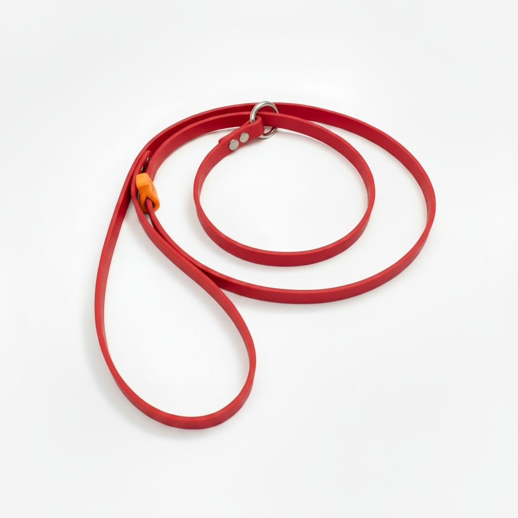 RED SLIP LEAD WITH ORANGE STOP