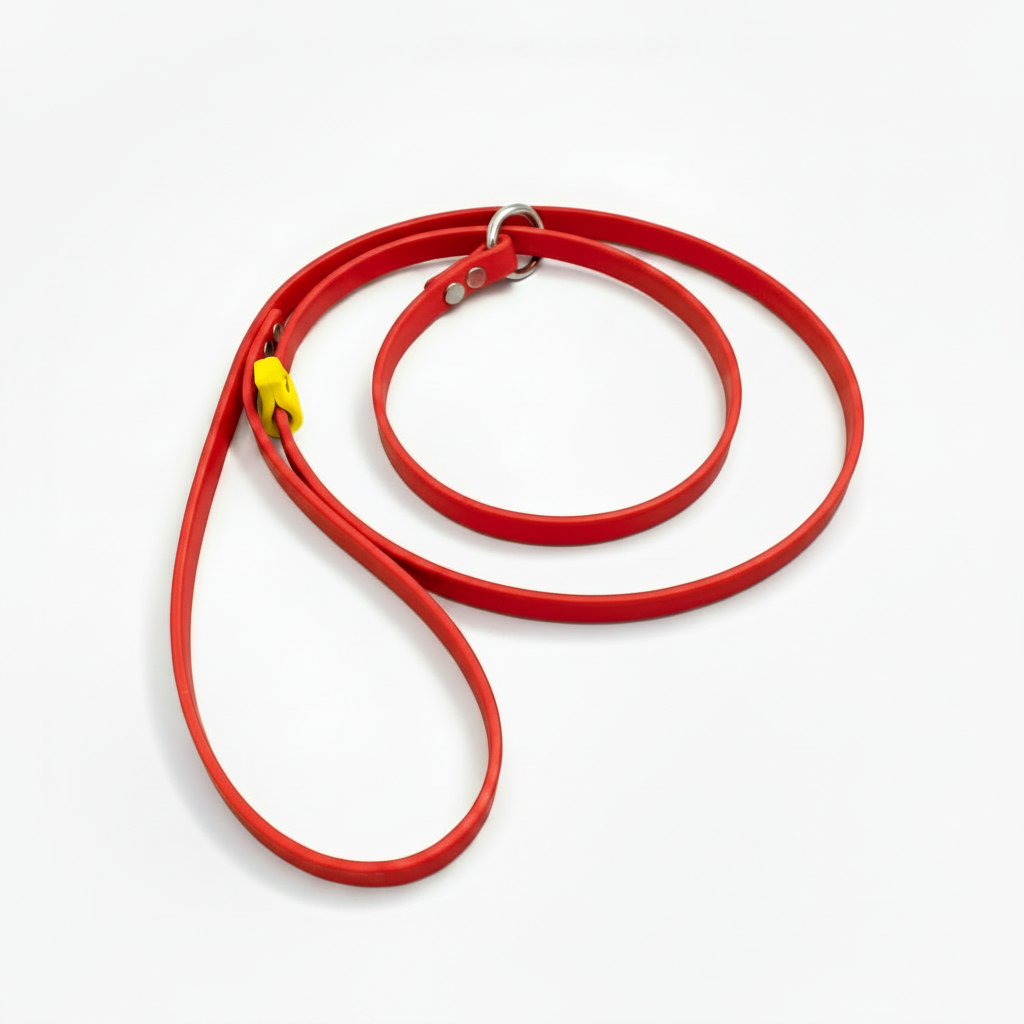 RED SLIP LEAD WITH B. YELLOW STOP