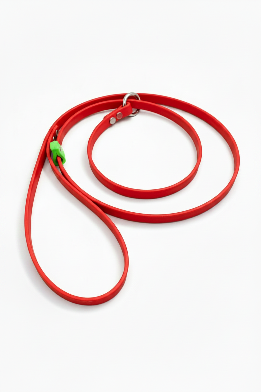 RED SLIP LEAD WITH GREEN STOPPER