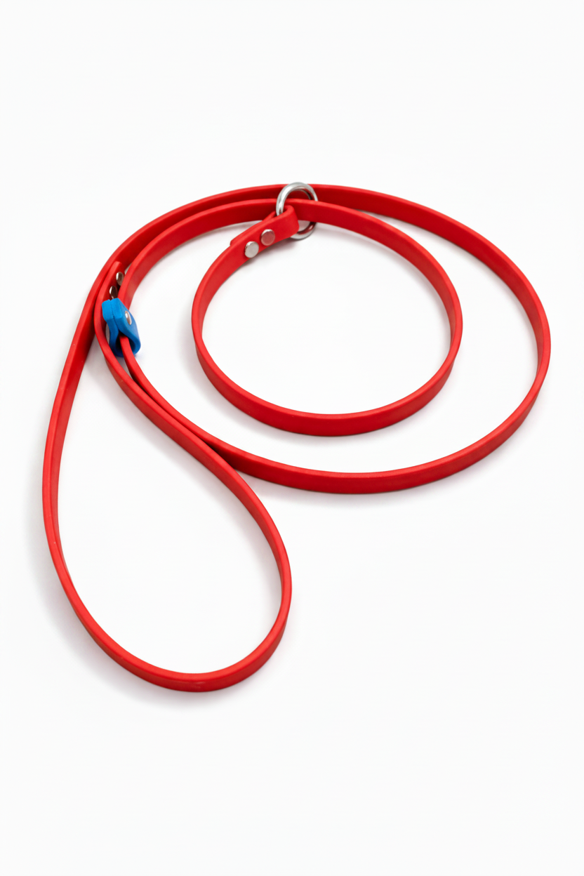 RED SLIP LEAD WITH WHITE STOPPER