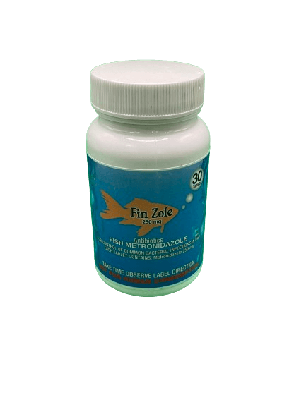 Fish Zole -  Metronidazole - 250mg - 30ct - OKIE DOG SUPPLY