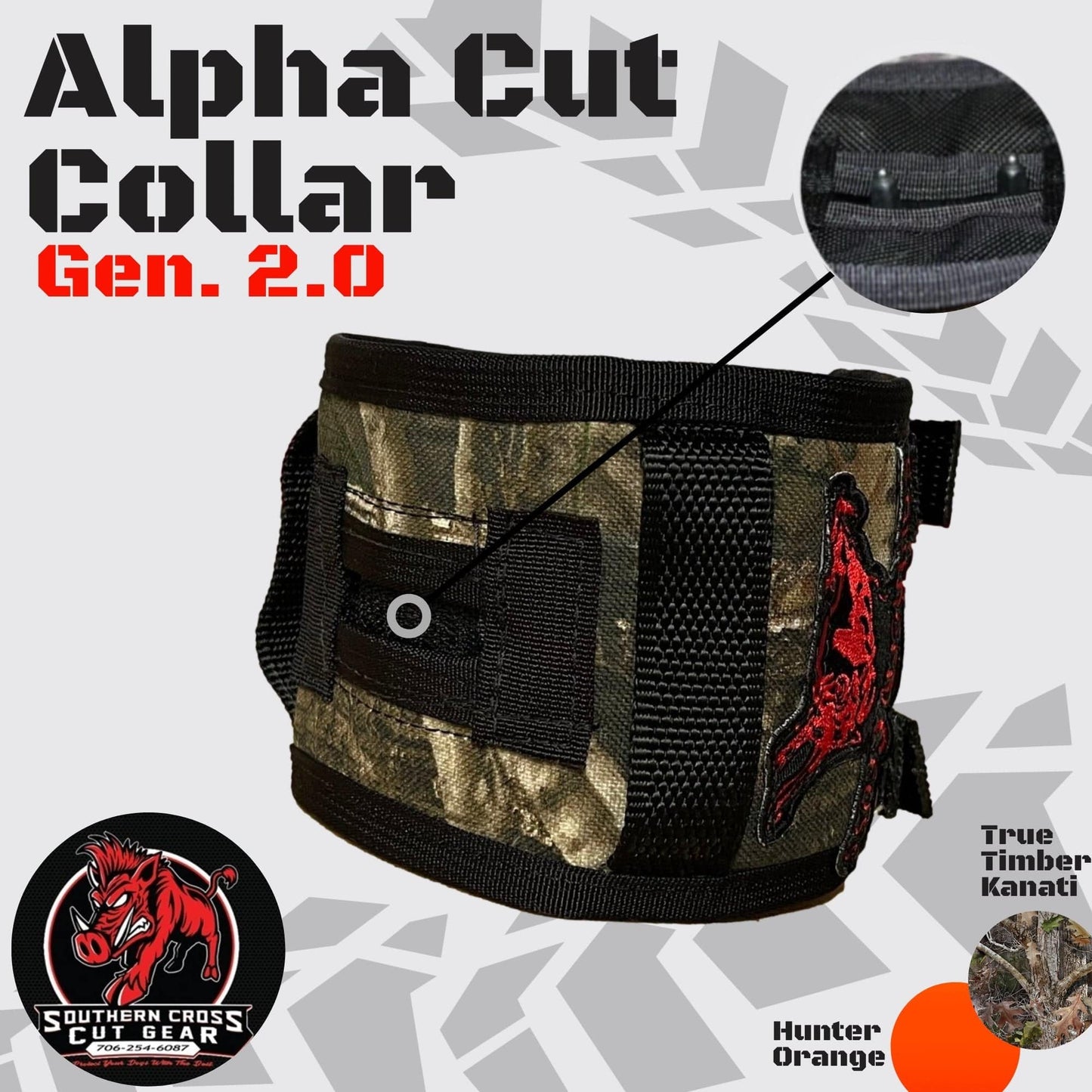 Alpha Cut Collar Gen. 2.0 - Track & Train Collar Compatible - OKIE DOG SUPPLY