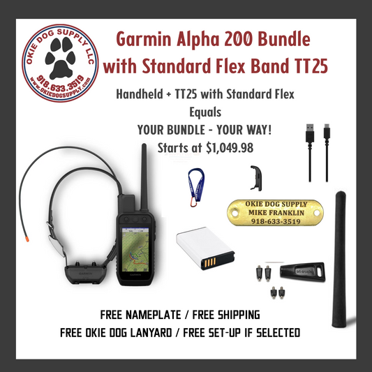 Garmin Alpha 200 Bundle with Standard TT25