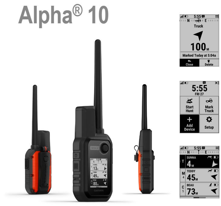 Garmin Alpha 10 - Handheld Only - OKIE DOG SUPPLY