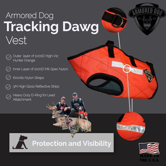 Armored Dog Tracking Dawg Vest - OKIE DOG SUPPLY