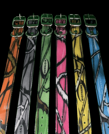 1 inch camo dayglo collar