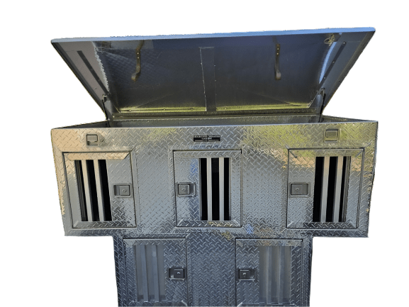 diamond village fish box Diamond Deluxe 5-Hole Dog Box | Crossover D-Style