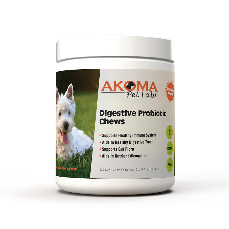 Digestive Probiotics - 120ct Chews - OKIE DOG SUPPLY