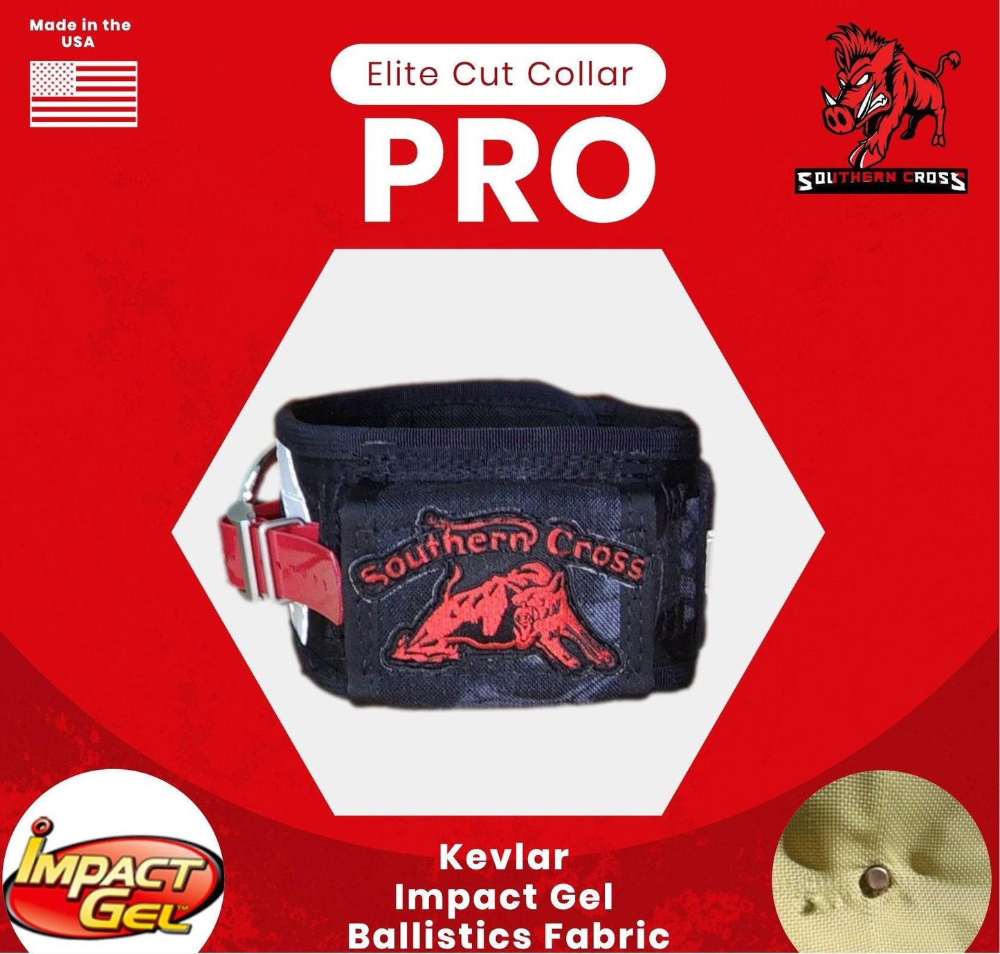 Elite Cut Collar PRO- Tracking Collar Compatible and Complete Protection - OKIE DOG SUPPLY