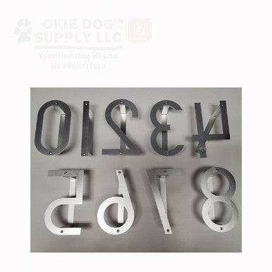 Field Trial Stencil Numbers - 6 Inch Size - OKIE DOG SUPPLY