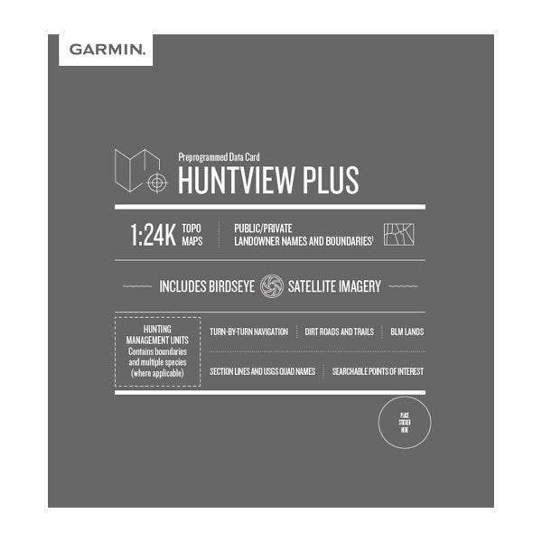 Garmin HuntView Plus MapCard with Landowner Info - Ships Free - OKIE DOG SUPPLY