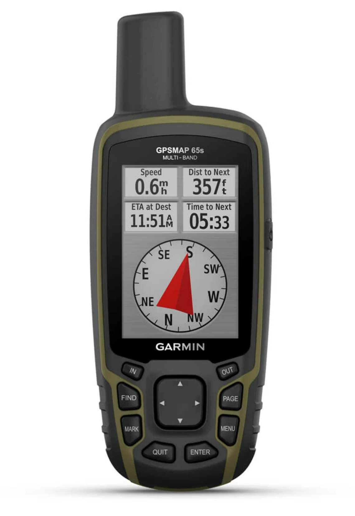 garmin gps 65s compass screen