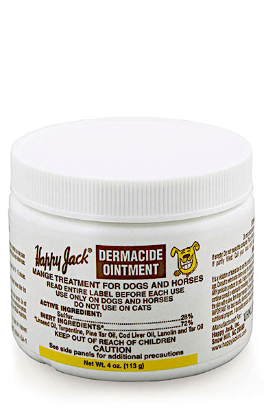 Happy Jack Dermacide Ointment - 4oz - OKIE DOG SUPPLY