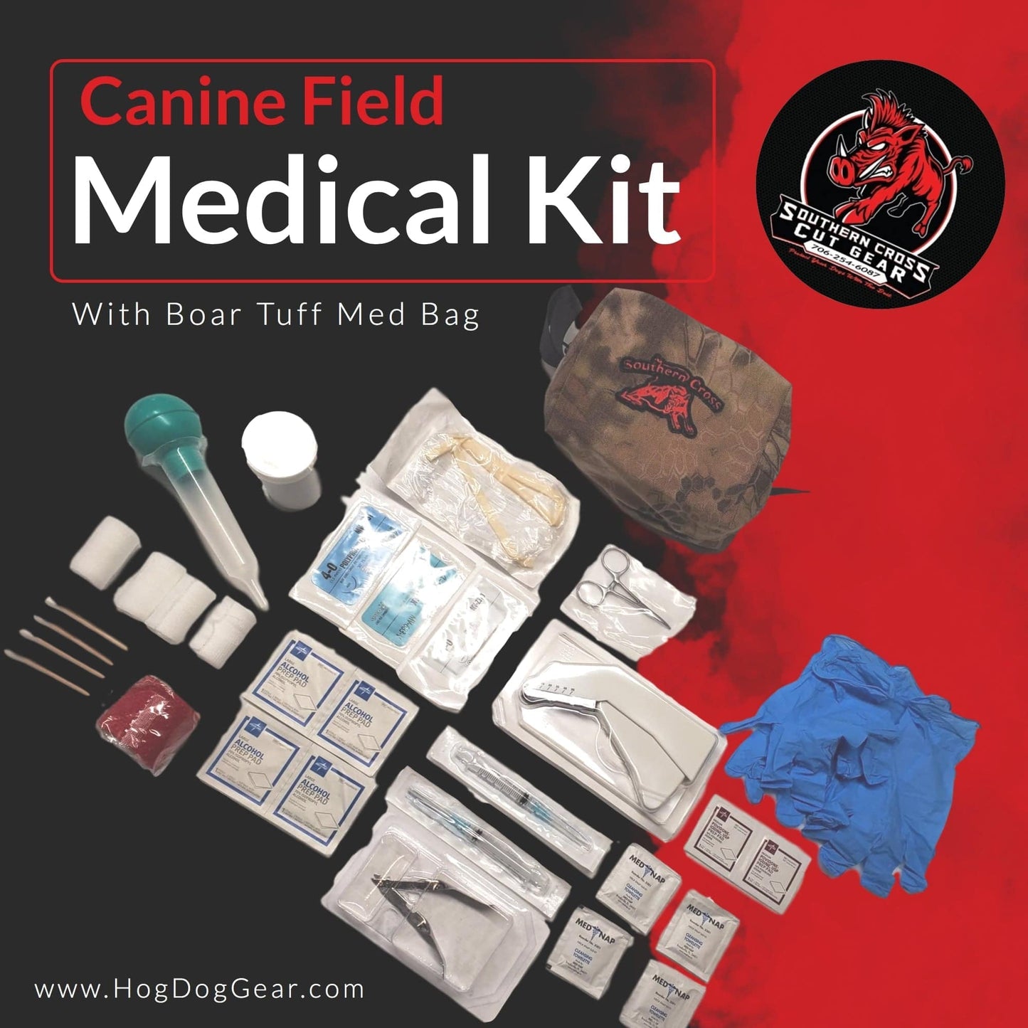 Hog Hunting Medical Kit - OKIE DOG SUPPLY