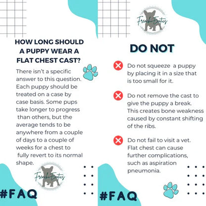 Puppy Flat Chest Protector And Treatment