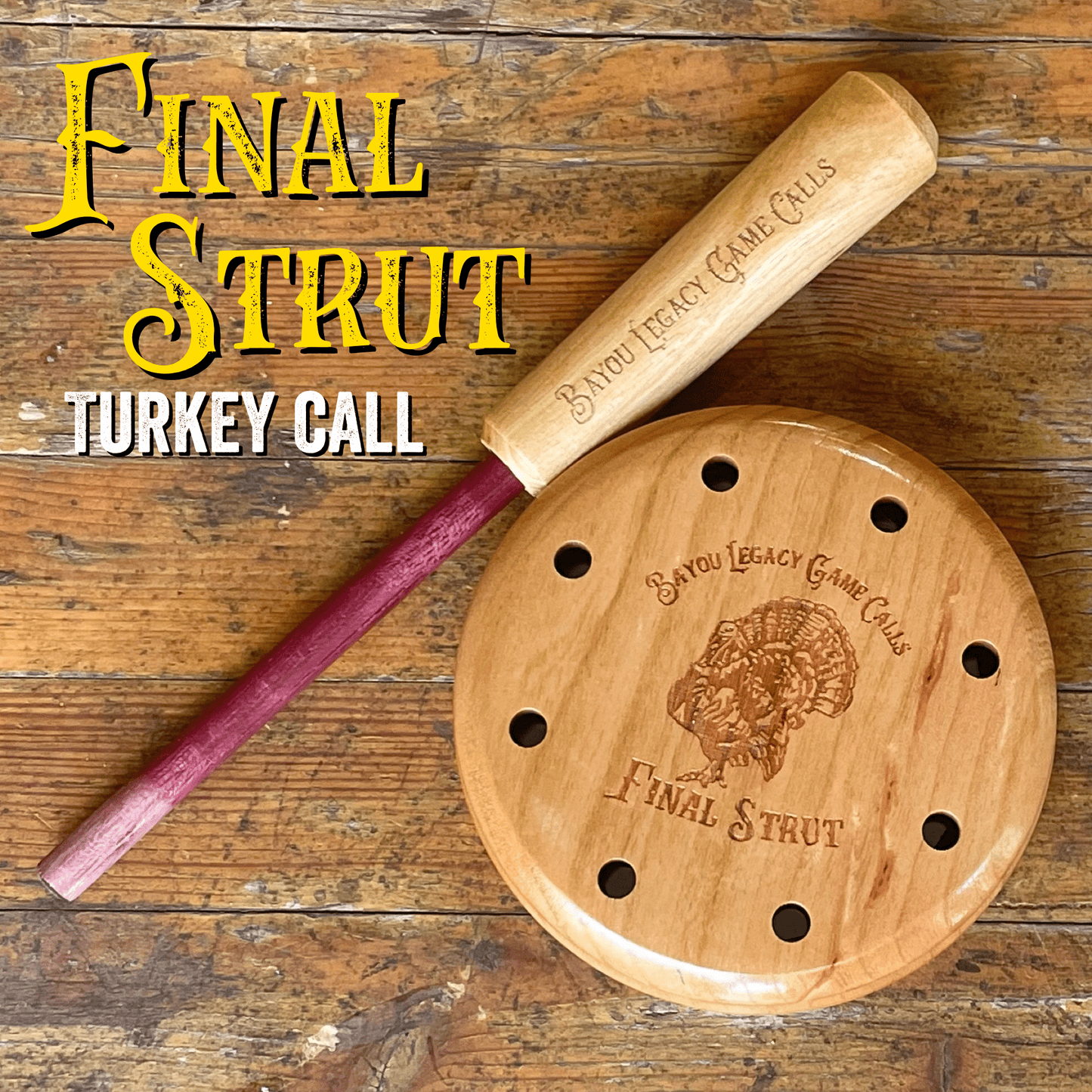 Final Strut Turkey Pot Call - OKIE DOG SUPPLY