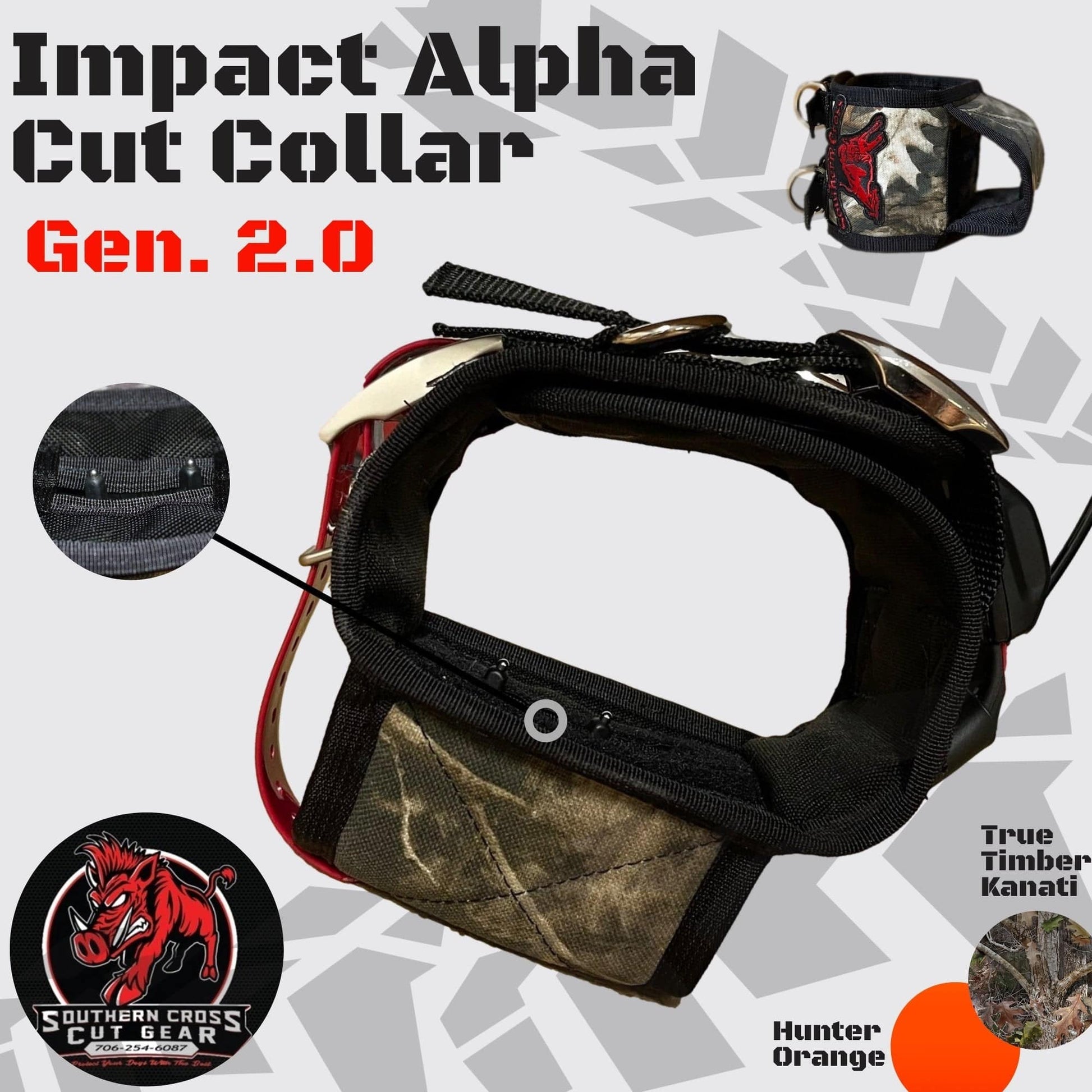 Impact Alpha Cut Collar Gen. 2.0- Tracking Collar Compatible with Protection - OKIE DOG SUPPLY